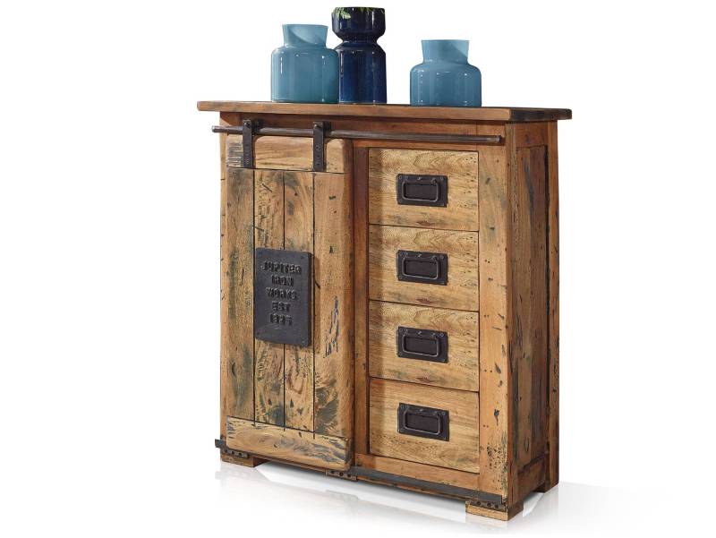 BRISTOL Sideboard VIII, Material Massivholz, Mango rustikal von Möbel-Eins