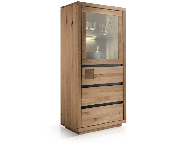 CALDERA Highboard IV, Material Massivholz, Wildeiche geölt von Möbel-Eins