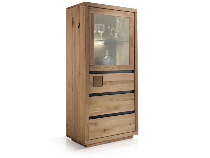CALDERA Highboard IV, Material Massivholz, Wildeiche geölt von Möbel-Eins