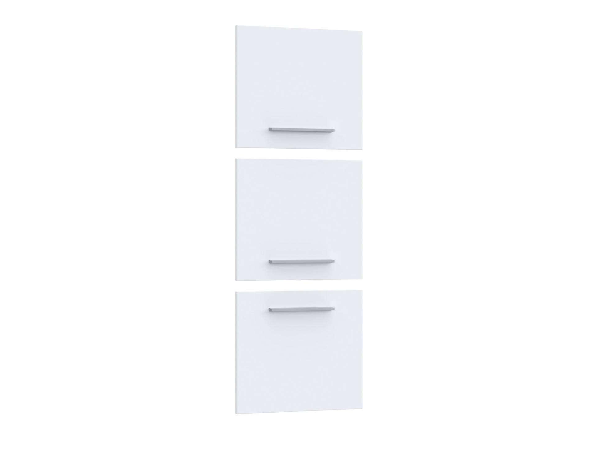CALLANDO 3er Set Türen für Regal I, Material Dekorspanplatte, weiss von Möbel-Eins
