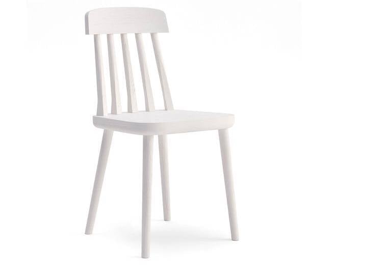 CAMI Holzstuhl, Material Massivholz, Esche lackiert, weiss CAMI Holzstuhl, Material Massivholz, Esche lackiert, weiss von Möbel-Eins