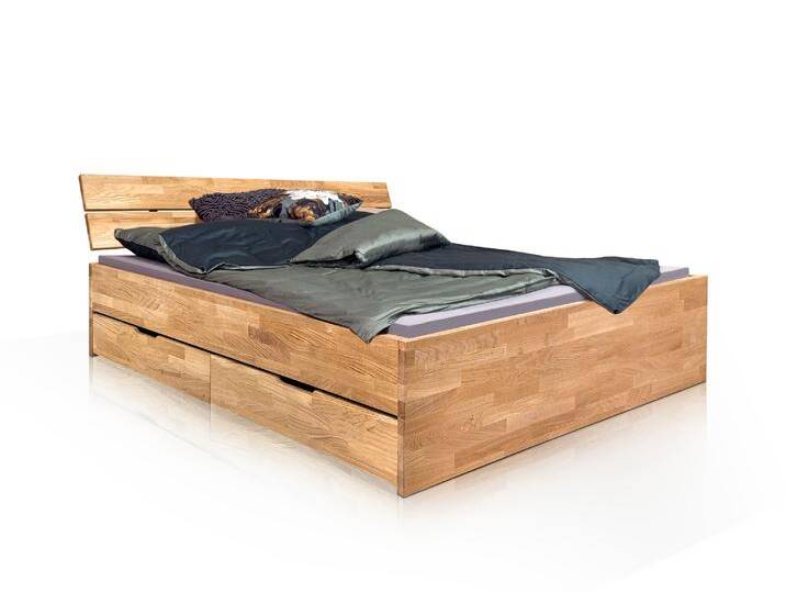 CHICO Stauraumbett mit Kopfteil, Material Massivholz, 90 x 200 cm CHICO Stauraumbett mit Kopfteil, Material Massivholz, 90 x 200 cm von Möbel-Eins