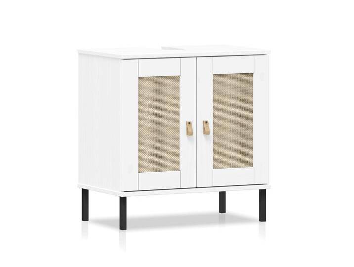 CINOY Waschbeckenunterschrank, Material Massivholz, Kiefer von Möbel-Eins