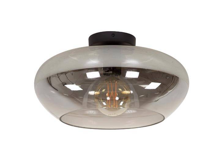 CYRIAN Deckenlampe, 1-flammig, Material Glas, rauchfarbig von Möbel-Eins