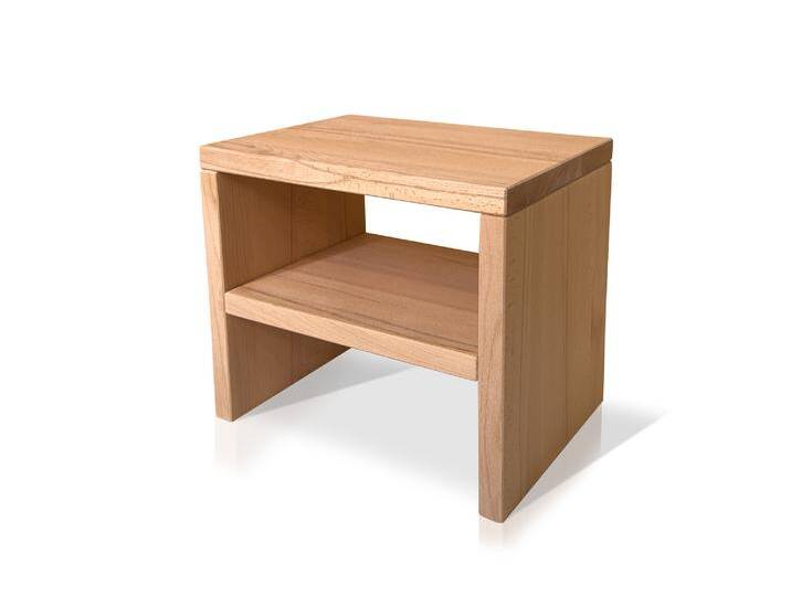 DAKONA Nachtkommode, Material Massivholz, Buche unbehandelt von Möbel-Eins