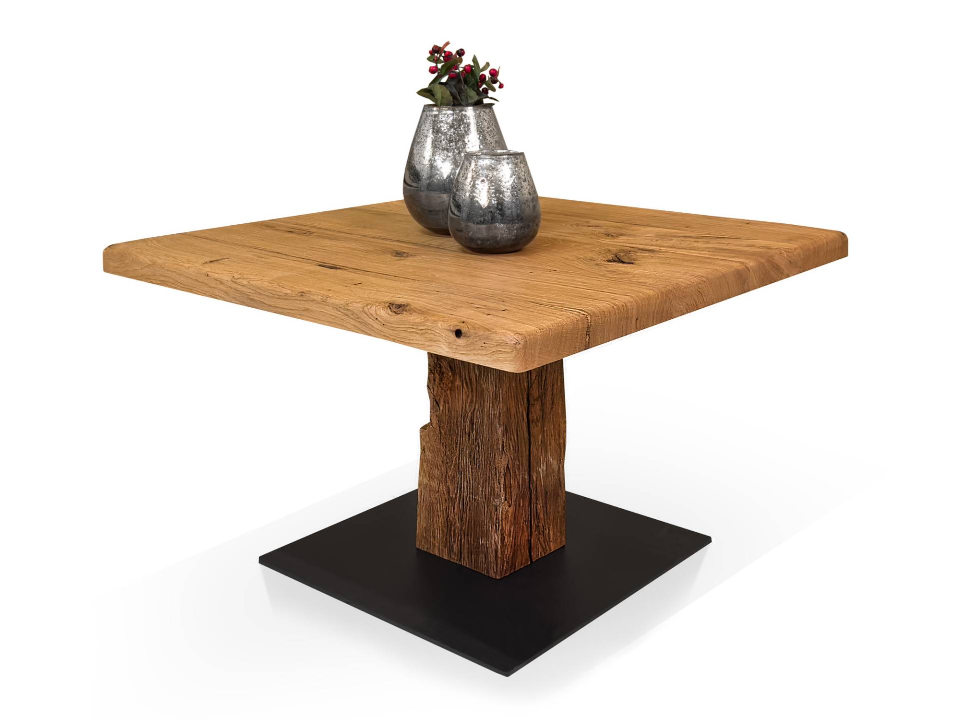 GALINO Couchtisch Alteiche geölt 80x80 cm GALINO Couchtisch Alteiche geölt 80x80 cm von Möbel-Eins