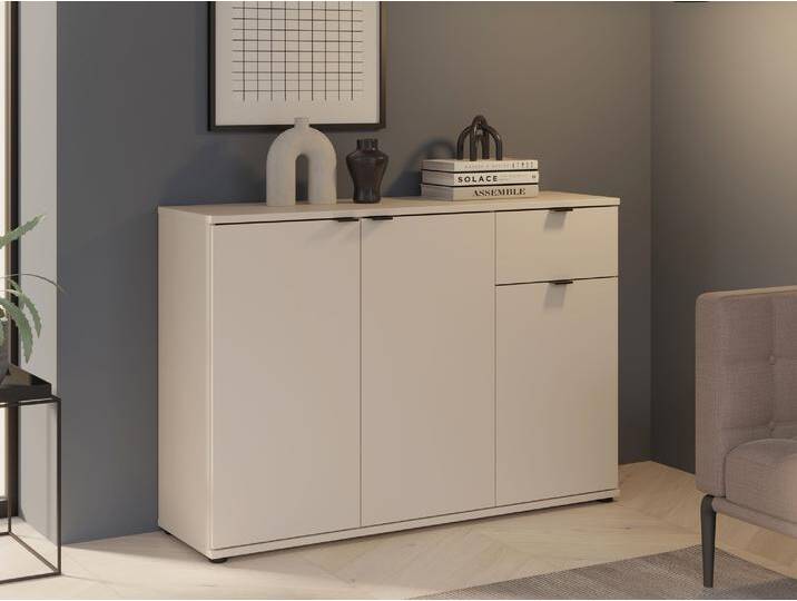 GINNY Kommode III, Material Spanplatte, Sand GINNY Kommode III, Material Spanplatte, Sand von Möbel-Eins