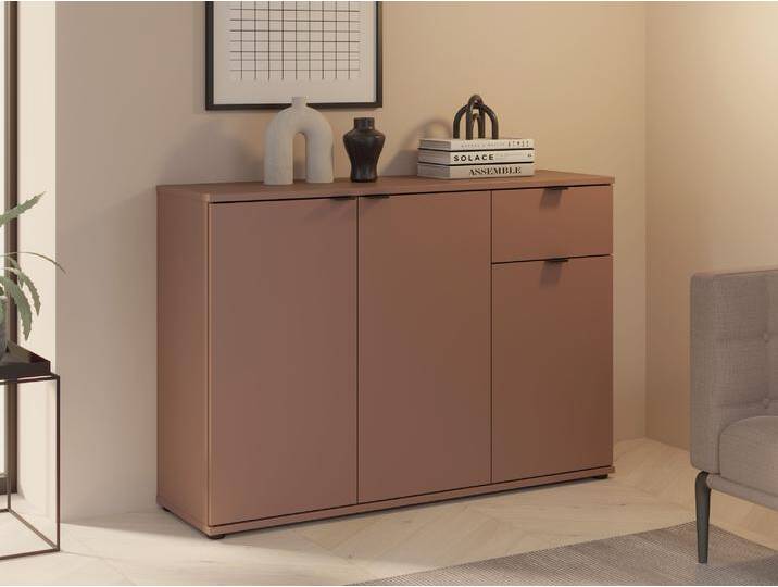 GINNY Kommode III, Material Spanplatte, Terracotta GINNY Kommode III, Material Spanplatte, Terracotta von Möbel-Eins