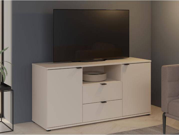 GINNY TV-Unterschrank, Material Spanplatte, Sand GINNY TV-Unterschrank, Material Spanplatte, Sand von Möbel-Eins