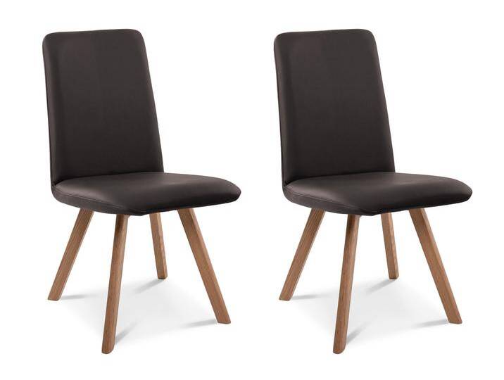 GLORIA 2er SET Polsterstühle, Gestell Massivholz, mit von Möbel-Eins