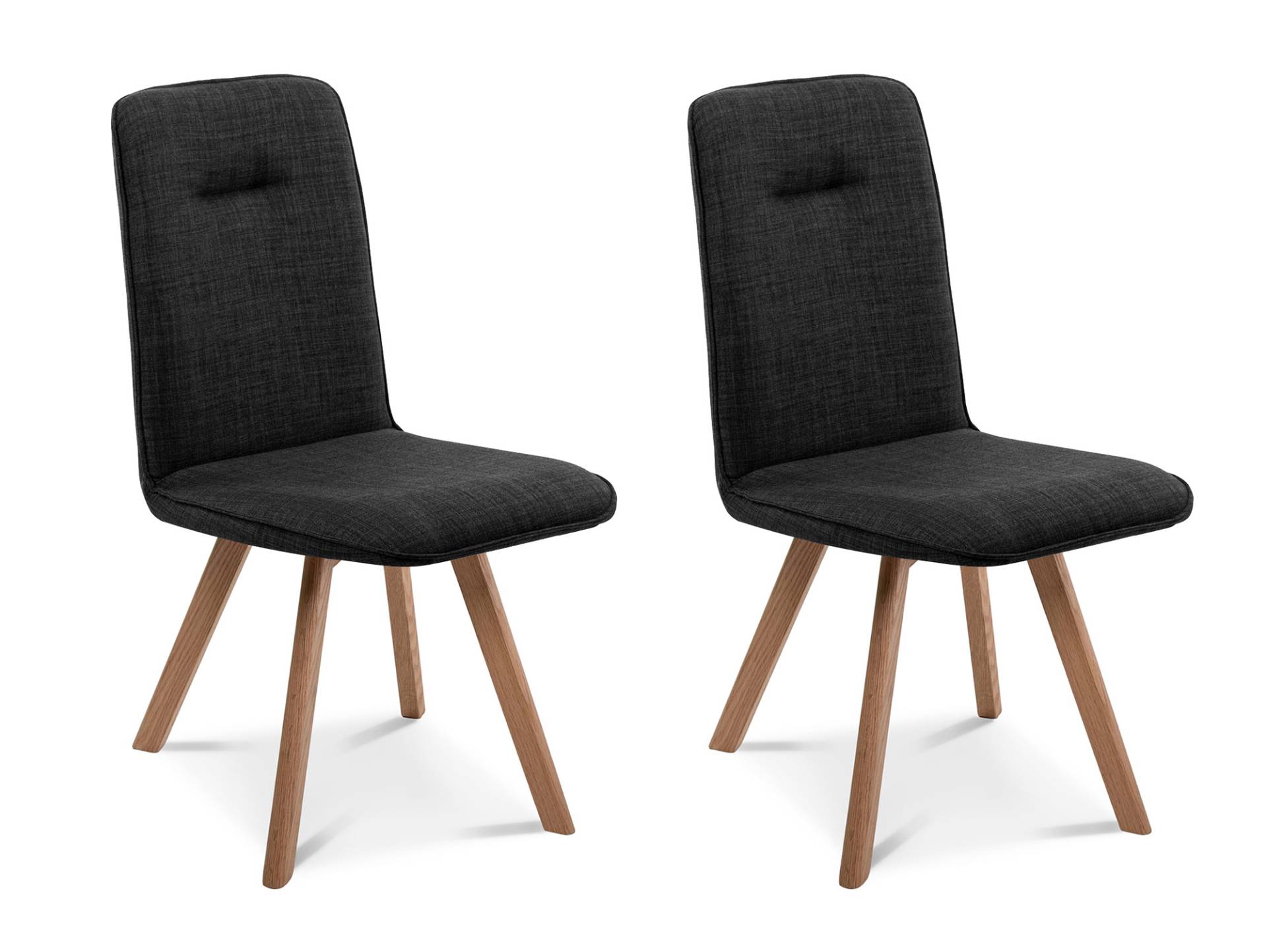 GLORIA 2er SET Polsterstühle, Gestell Massivholz von Möbel-Eins