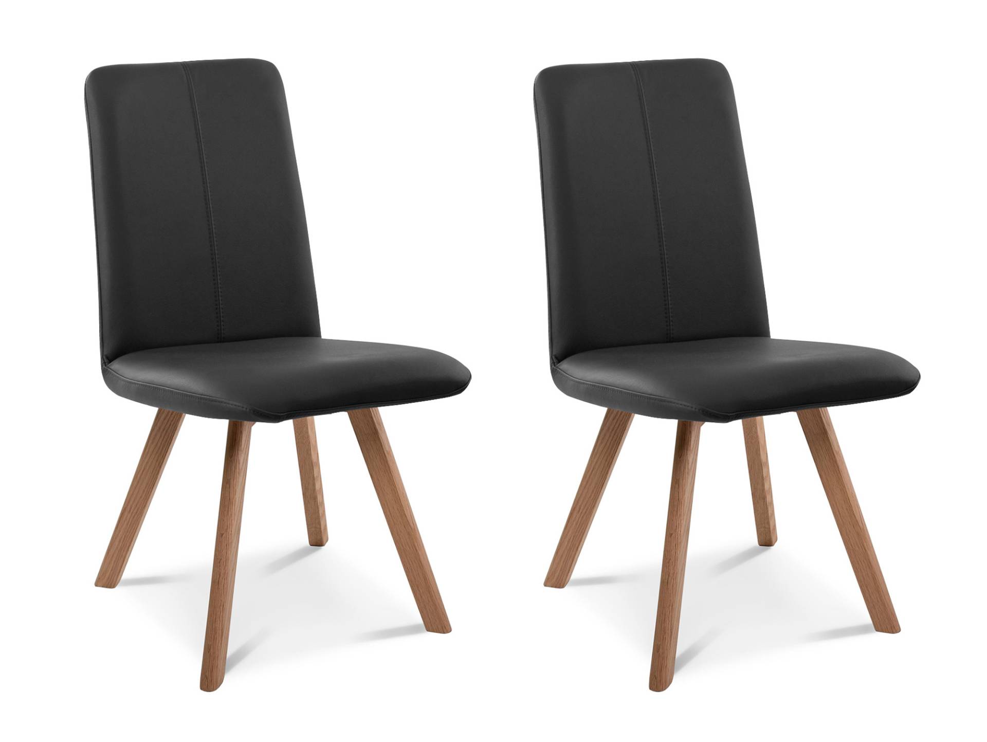 GLORIA 2er SET Polsterstühle, Gestell Massivholz von Möbel-Eins