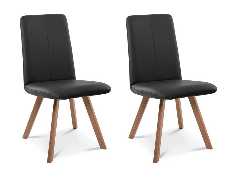 GLORIA 2er SET Polsterstühle, Gestell Massivholz von Möbel-Eins