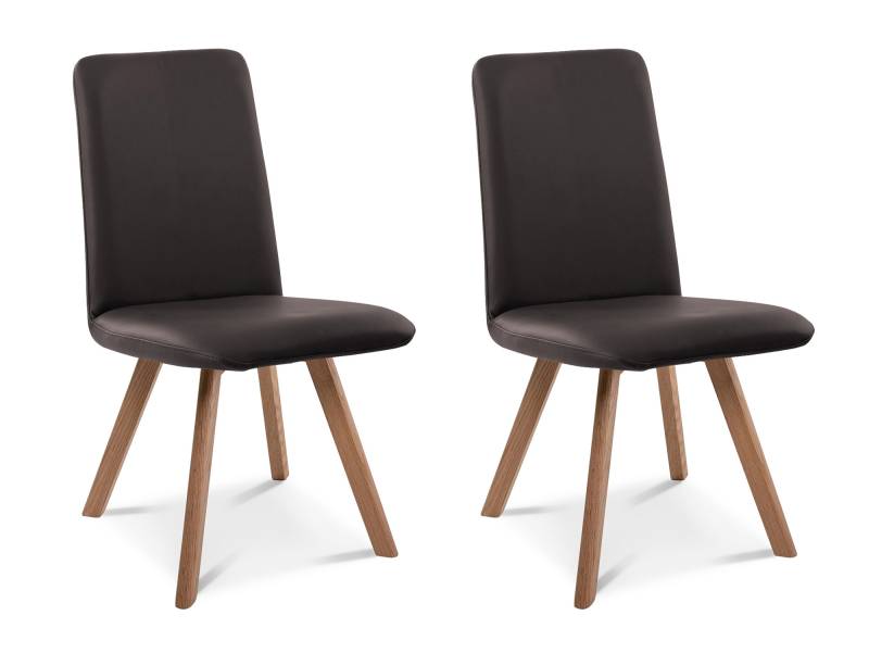 GLORIA 2er SET Polsterstühle, Gestell Massivholz von Möbel-Eins