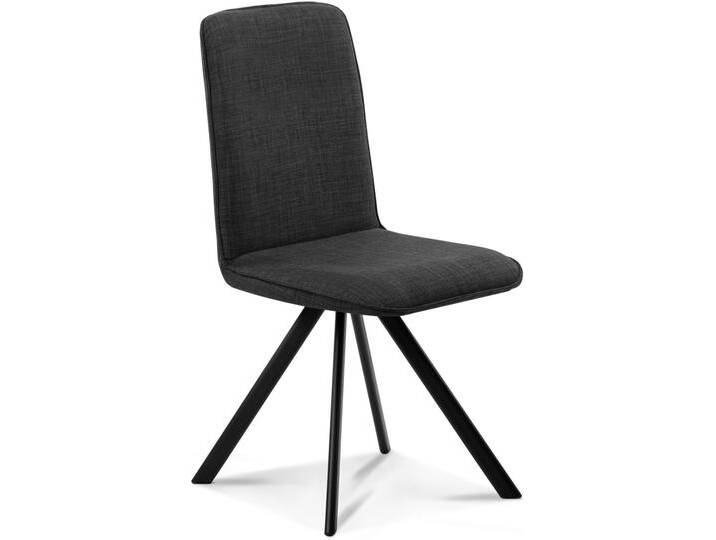 GLORIA Polsterstuhl, Gestell Eisen schwarz, mit Drehfunktion GLORIA Polsterstuhl, Gestell Eisen schwarz, mit Drehfunktion von Möbel-Eins