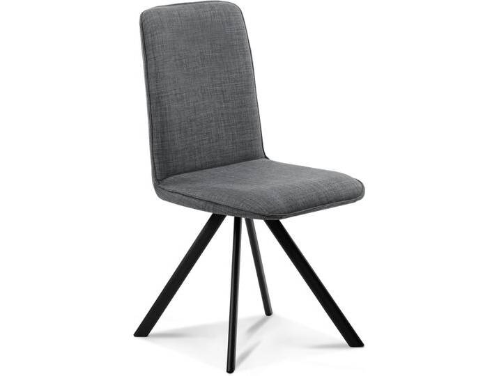 GLORIA Polsterstuhl, Gestell Eisen schwarz, ohne Drehfunktion GLORIA Polsterstuhl, Gestell Eisen schwarz, ohne Drehfunktion von Möbel-Eins