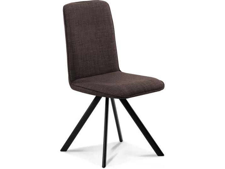 GLORIA Polsterstuhl, Gestell Eisen schwarz, ohne Drehfunktion GLORIA Polsterstuhl, Gestell Eisen schwarz, ohne Drehfunktion von Möbel-Eins