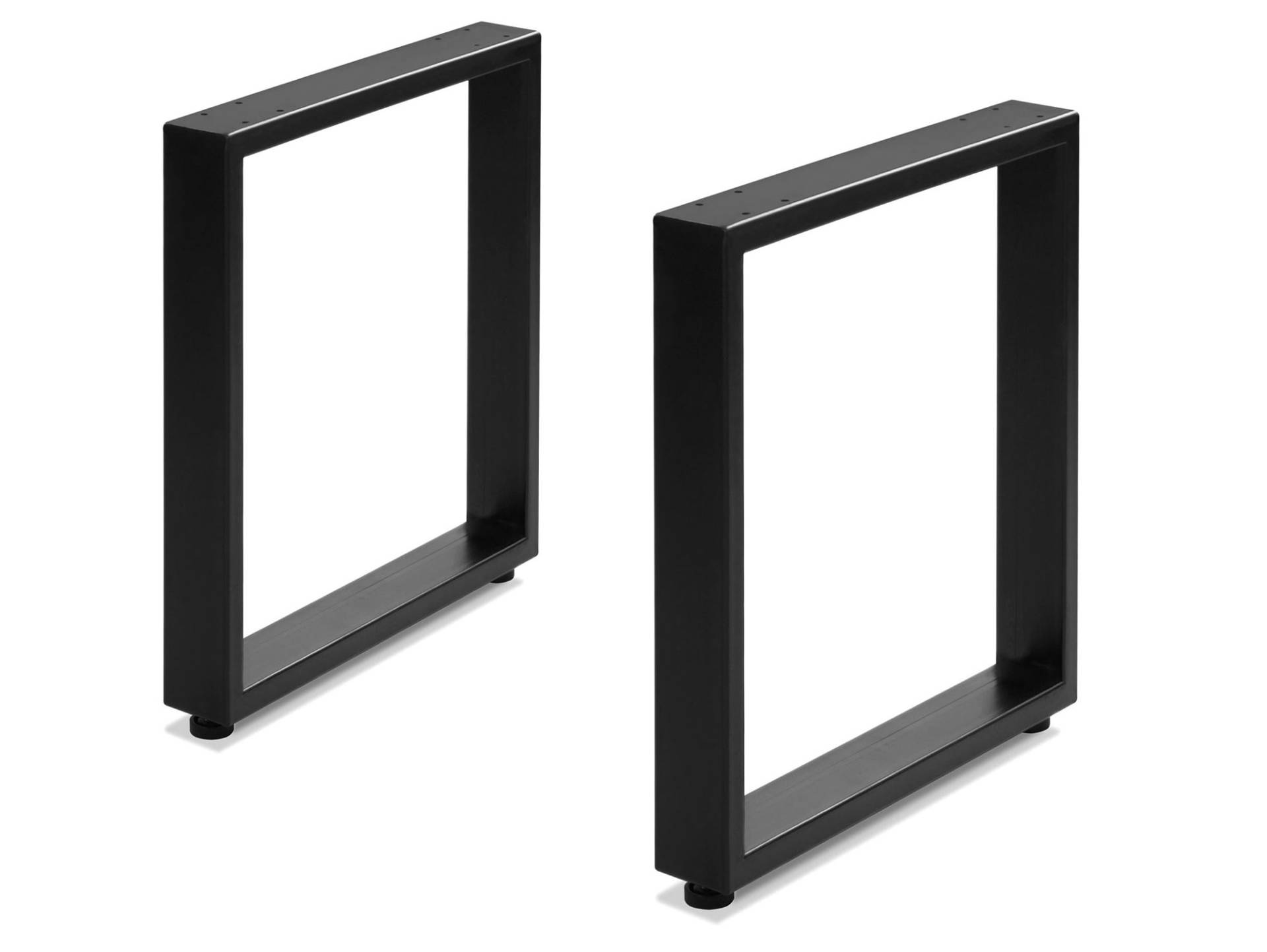 Gestell für Bank 400x420 mm schwarz von Möbel-Eins