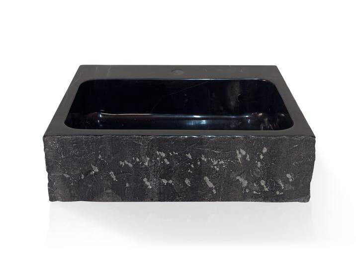 HOLLI Aufsatzwaschbecken, Naturstein, rechteckig, Schwarzer HOLLI Aufsatzwaschbecken, Naturstein, rechteckig, Schwarzer von Möbel-Eins