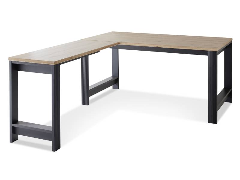 JADY Eckschreibtisch  /  Winkelkombination, Material MDF / Dekorspanplatte von Möbel-Eins