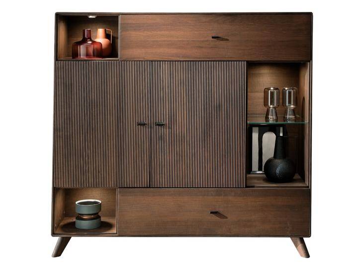 JAKARTA Highboard II, Material Massivholz, Kernbuche Tabak geölt JAKARTA Highboard II, Material Massivholz, Kernbuche Tabak geölt von Möbel-Eins