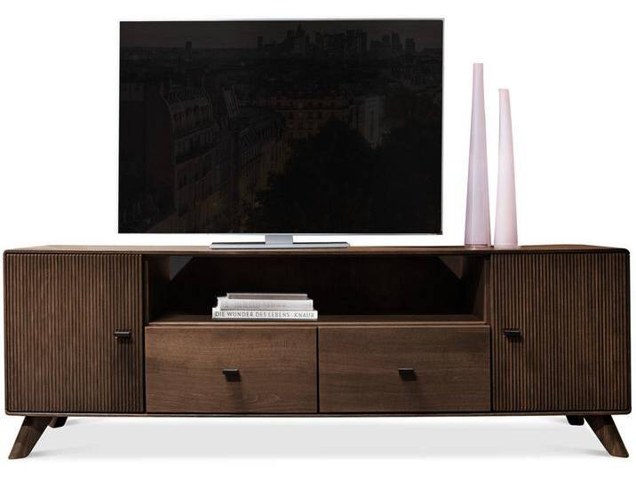 JAKARTA TV-Element II, Material Massivholz, Kernbuche Tabak geölt von Möbel-Eins