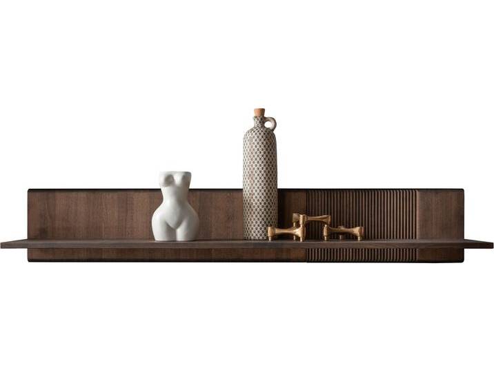 JAKARTA Wandboard, Material Massivholz, Kernbuche Tabak geölt von Möbel-Eins