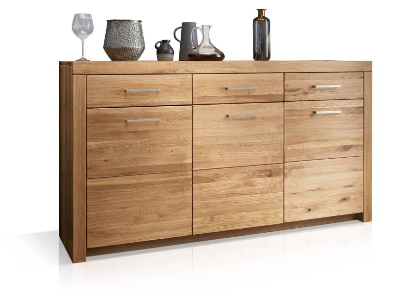 KAMILLA Sideboard II, Material Massivholz, Wildeiche geölt von Möbel-Eins