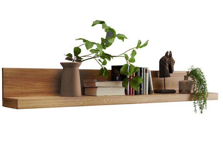KAMILLA Wandboard II, Material Massivholz, Wildeiche geölt von Möbel-Eins