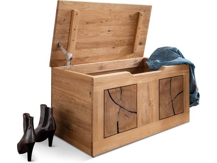 KENTO Truhe, Material Massivholz, Wildeiche geölt mit KENTO Truhe, Material Massivholz, Wildeiche geölt mit von Möbel-Eins