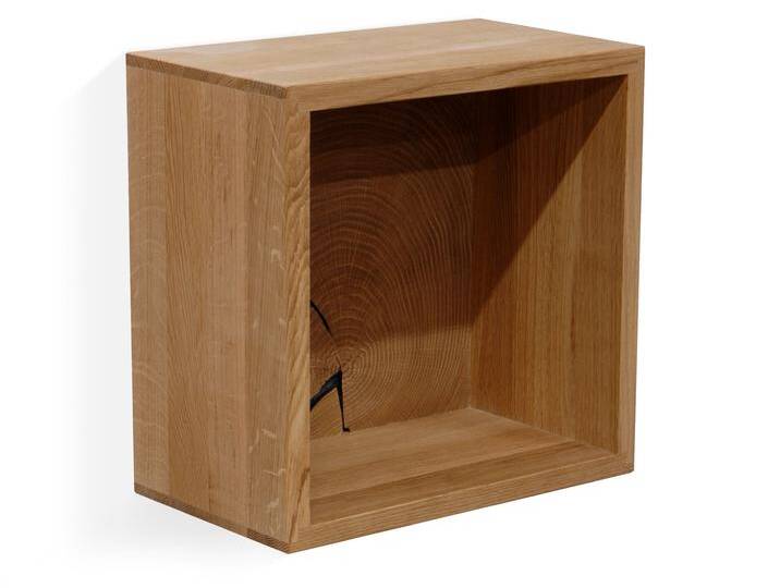KENTO Wandregal I, Material Massivholz, Wildeiche geölt mit von Möbel-Eins