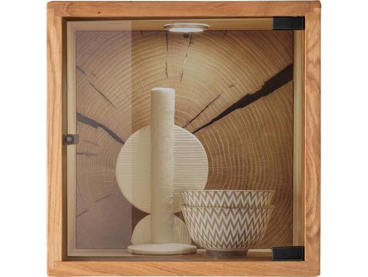 KENTO Wandregal II, Material Massivholz, Wildeiche geölt mit von Möbel-Eins