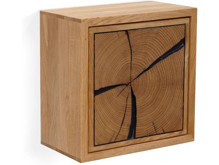 KENTO Wandregal III, Material Massivholz, Wildeiche geölt mit von Möbel-Eins