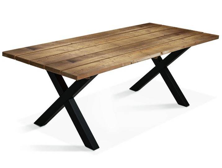 KENTUCKY Esstisch / Gartentisch mit X-Beinen, Altholzoptik KENTUCKY Esstisch / Gartentisch mit X-Beinen, Altholzoptik von Möbel-Eins