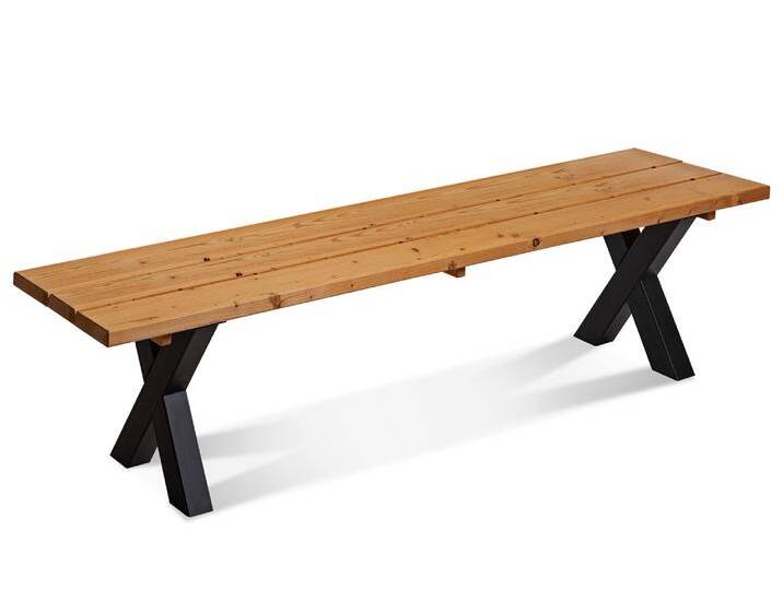 KENTUCKY Sitzbank / Gartenbank mit X-Beinen, Altholzoptik KENTUCKY Sitzbank / Gartenbank mit X-Beinen, Altholzoptik von Möbel-Eins