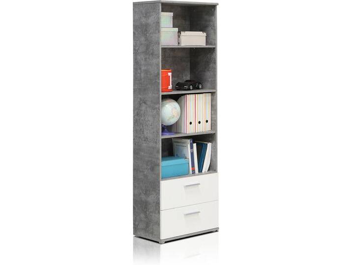 LILLY Regal mit 2 Schubkästen, Material Dekorspanplatte von Möbel-Eins