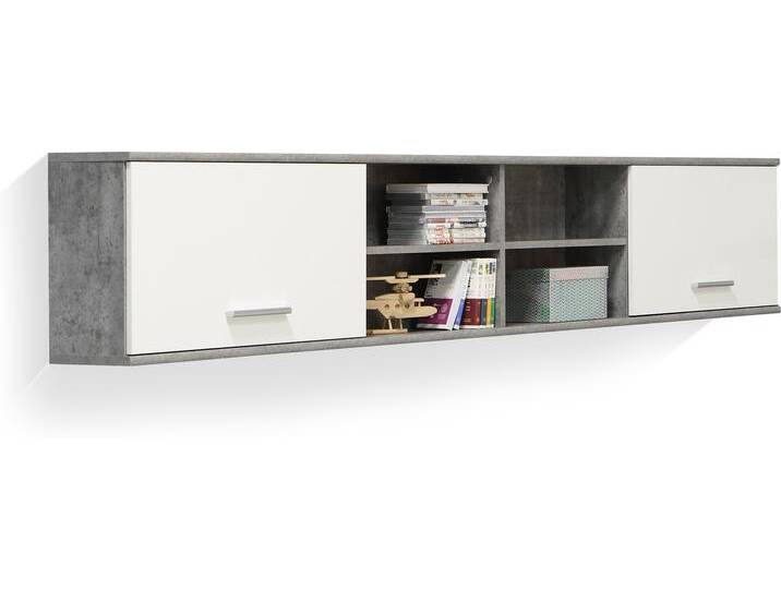 LILLY Wandregal mit 2 Türen, Material Dekorspanplatte von Möbel-Eins