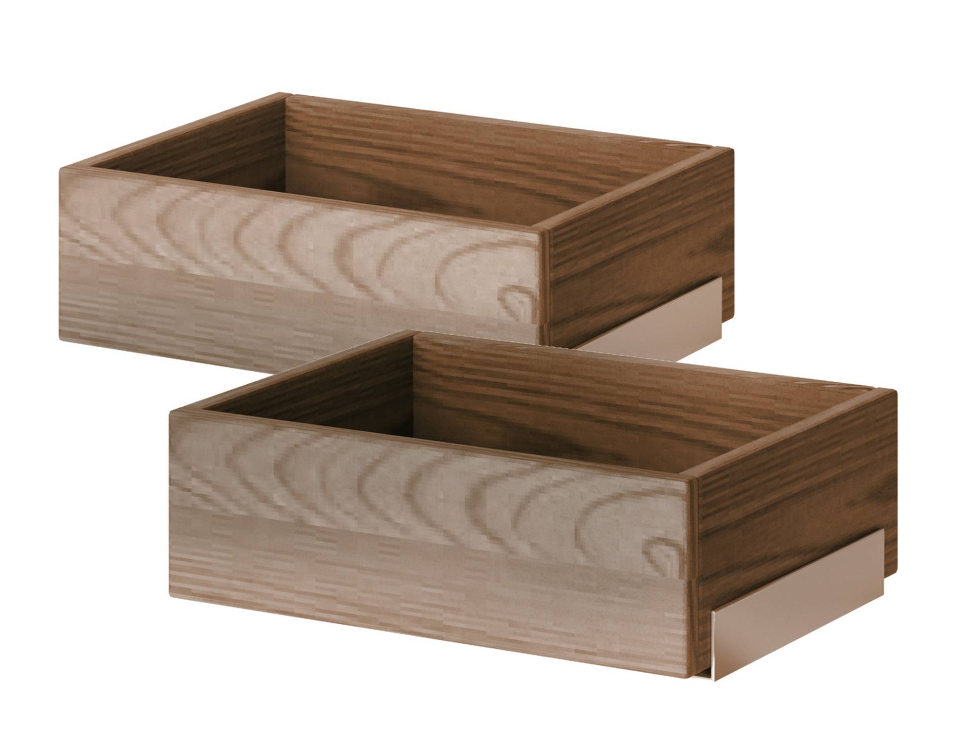 LIVERPOOL 2er Set Schubladen, Material Massivholz THERMO-Fichte LIVERPOOL 2er Set Schubladen, Material Massivholz THERMO-Fichte von Möbel-Eins