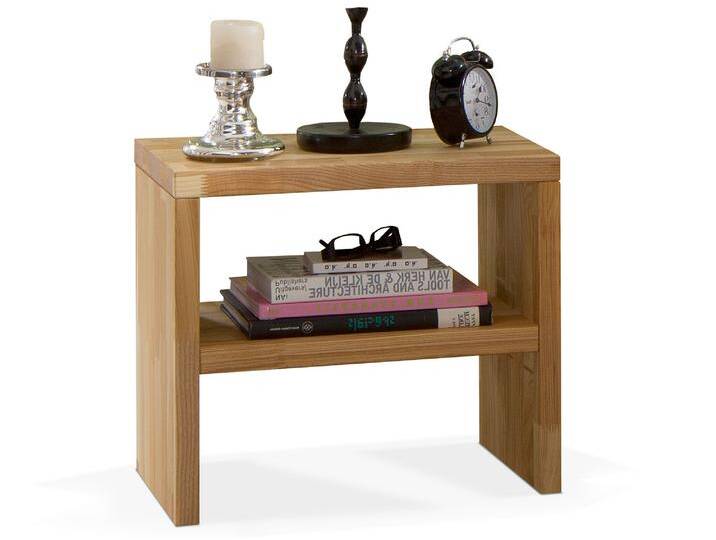 LÖWEN Nachtkommode, Material Massivholz, Wildeiche unbehandelt von Möbel-Eins