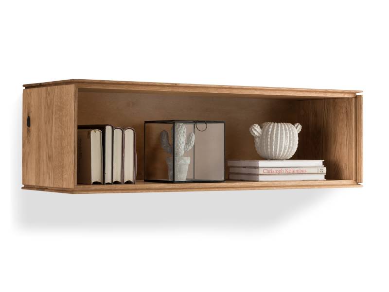 LORINA Hängeelement IV, Material Massivholz, Wildeiche geölt von Möbel-Eins