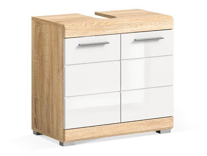 LUCERA Waschbeckenunterschrank, Material Dekorspanplatte von Möbel-Eins