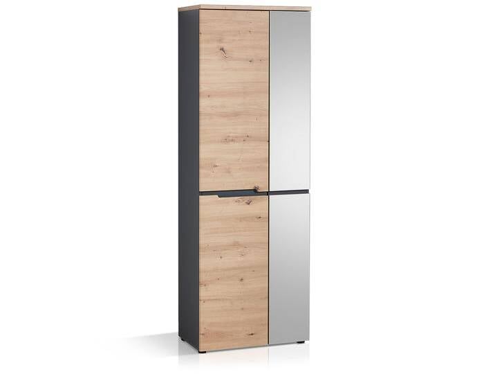 MAILAND 2trg. Garderobenschrank, Material Dekorspanplatte von Möbel-Eins