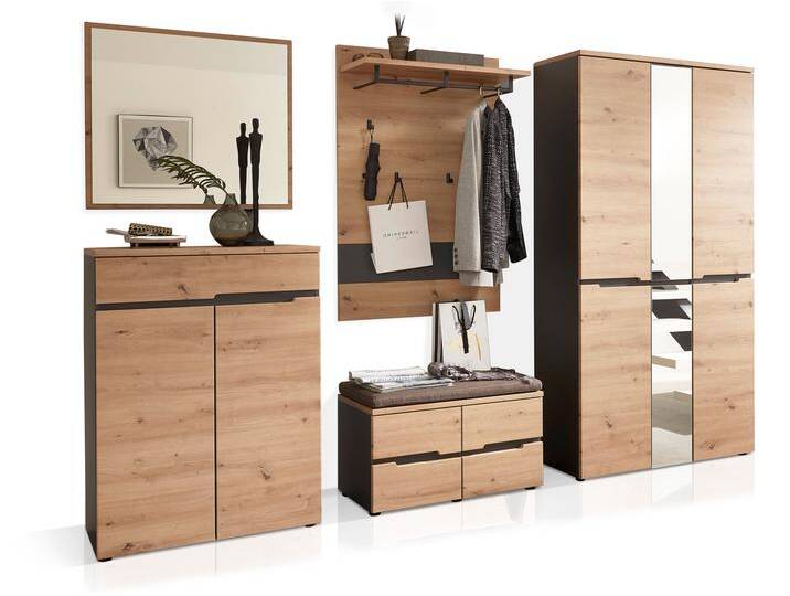 MAILAND Garderobenset II, Material Dekorspanplatte, Artisan von Möbel-Eins