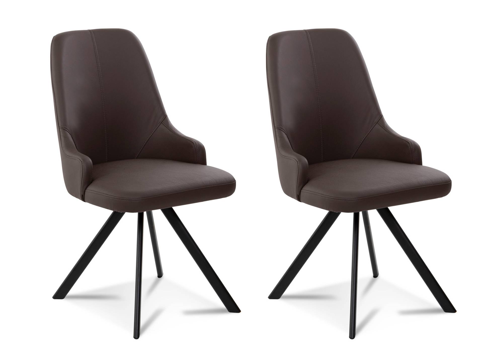 MIRINDA 2er SET Schalenstühle, Gestell Eisen schwarz MIRINDA 2er SET Schalenstühle, Gestell Eisen schwarz von Möbel-Eins