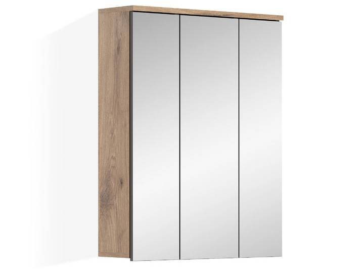 MORANO Spiegelschrank, Material Dekorspanplatte, Nox Oak von Möbel-Eins