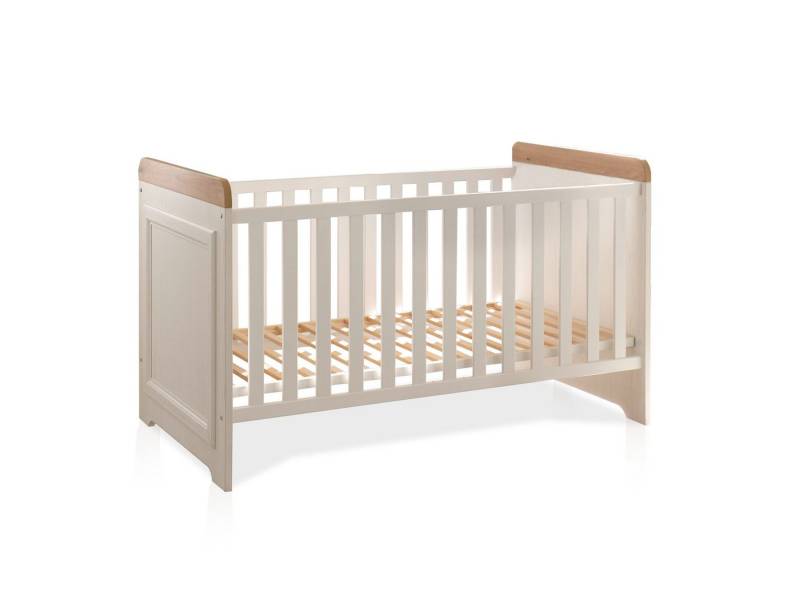 Moebel-Eins Babybett, Umbaubar zum Juniorbett,Passende Umbauseiten unter Zubehör bestellbar von Moebel-Eins