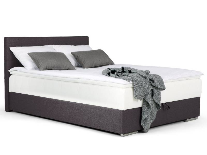 Moebel-Eins Boxspringbett, TALIDO Boxspringbett/Singlebett mit Bettkasten inkl. Topper von Moebel-Eins