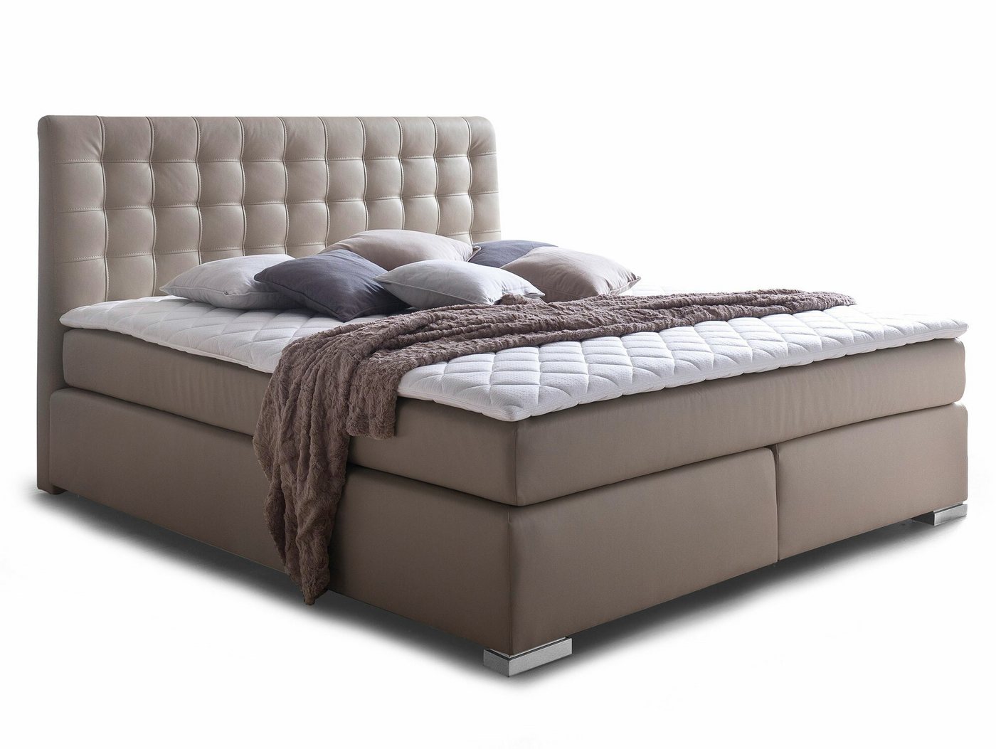 Moebel-Eins Boxspringbett ISABELL PLUS Boxspringbett, ISABELL PLUS Boxspringbett von Moebel-Eins