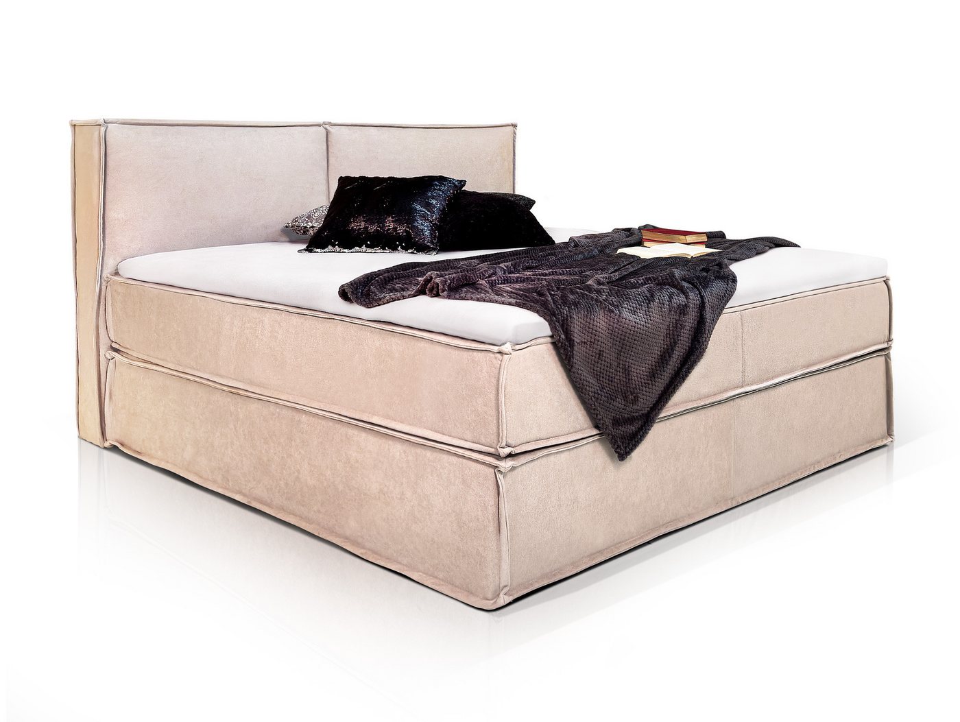 Moebel-Eins Boxspringbett MIDNIGHT Boxspringbett, MIDNIGHT Boxspringbett von Moebel-Eins