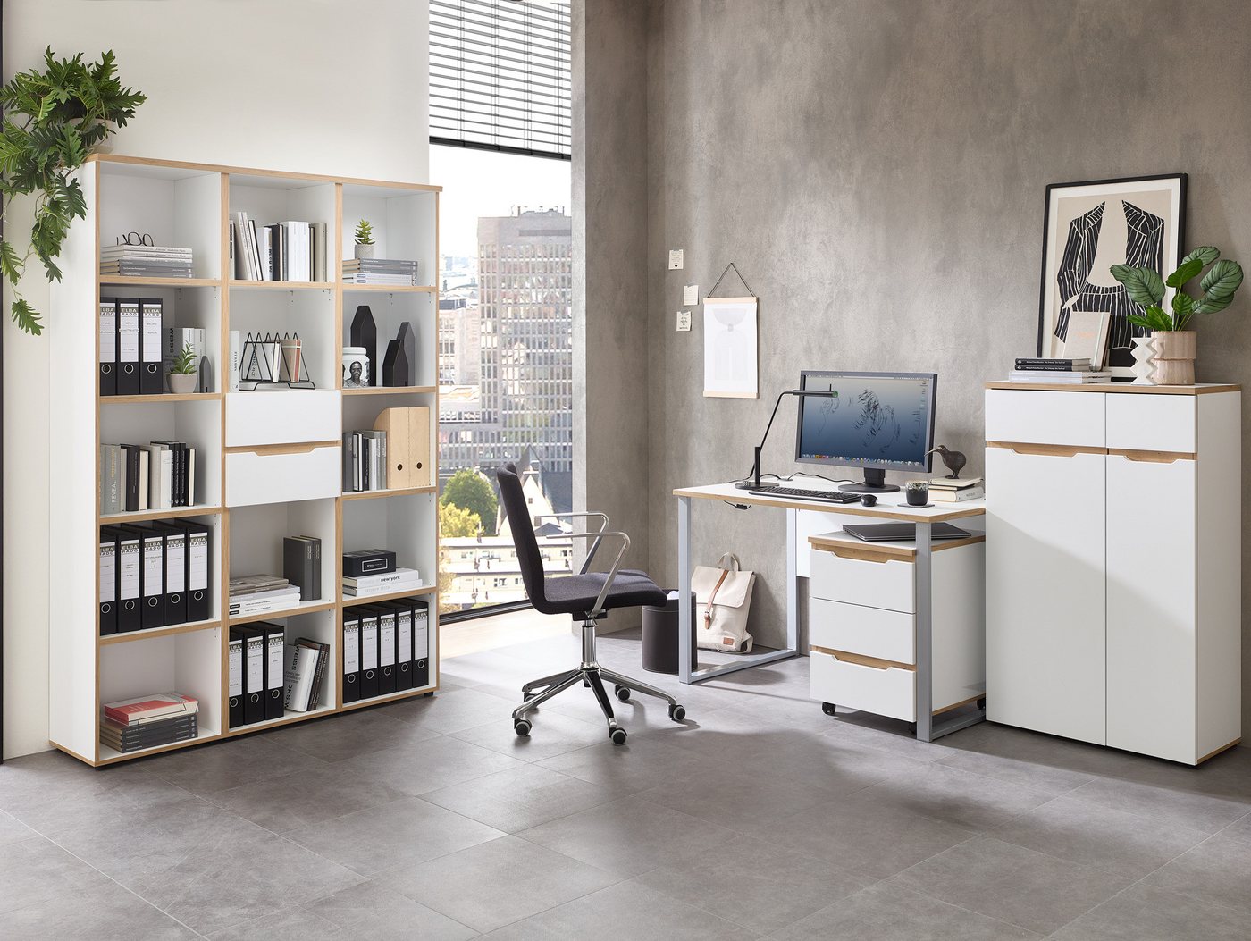 Moebel-Eins Bücherregal MAILAND Regalwand, Material Dekorspanplatte, MAILAND Regalwand, Material Dekorspanplatte Moebel-Eins Bücherregal MAILAND Regalwand, Material Dekorspanplatte, MAILAND Regalwand, Material Dekorspanplatte von Moebel-Eins